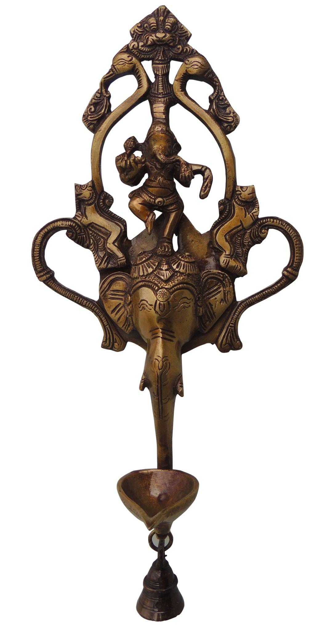 Brass Ganesh — 13.5"