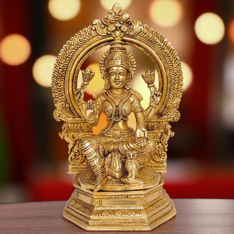 Brass Lakshmi — 9.5"
