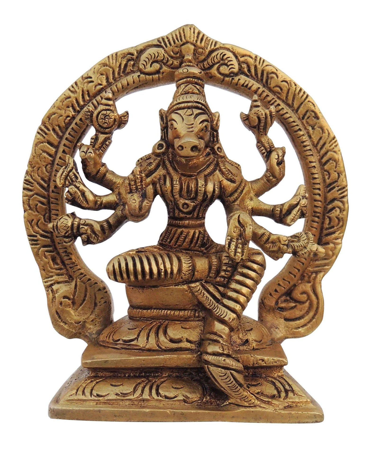 Brass Varaha Avatar — 5"