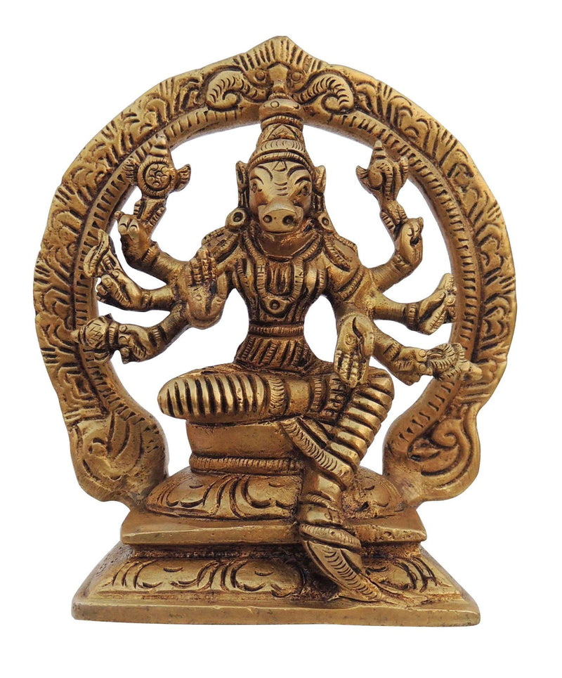 Brass Varaha Avatar — 5"