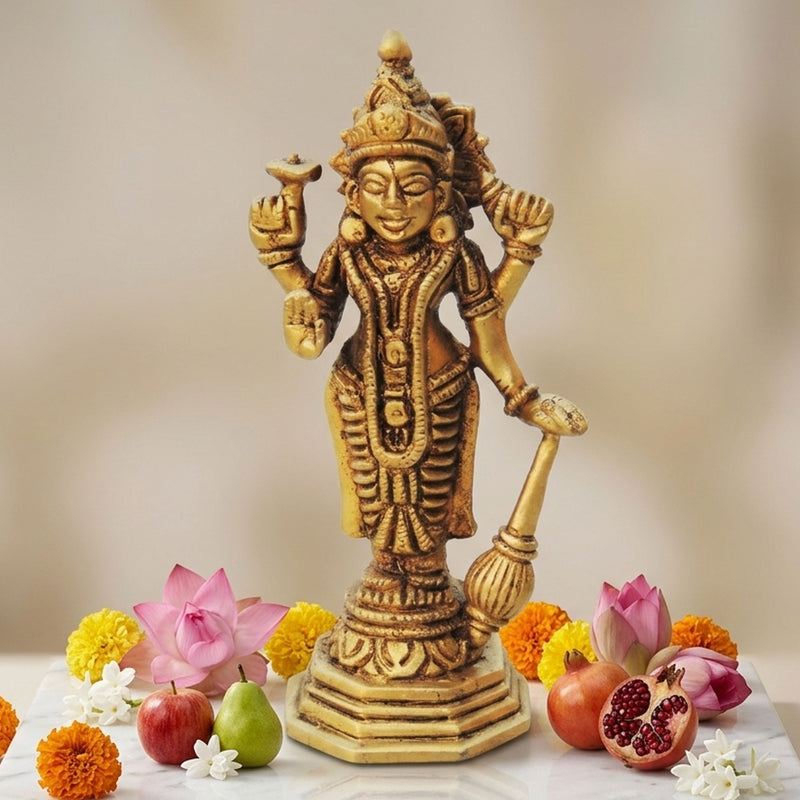 Brass Vishnu — 5.5"