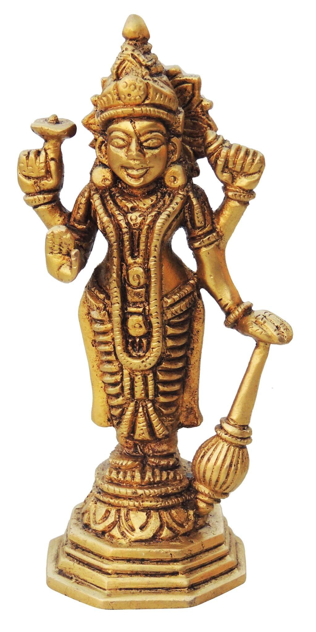 Brass Vishnu — 5.5"