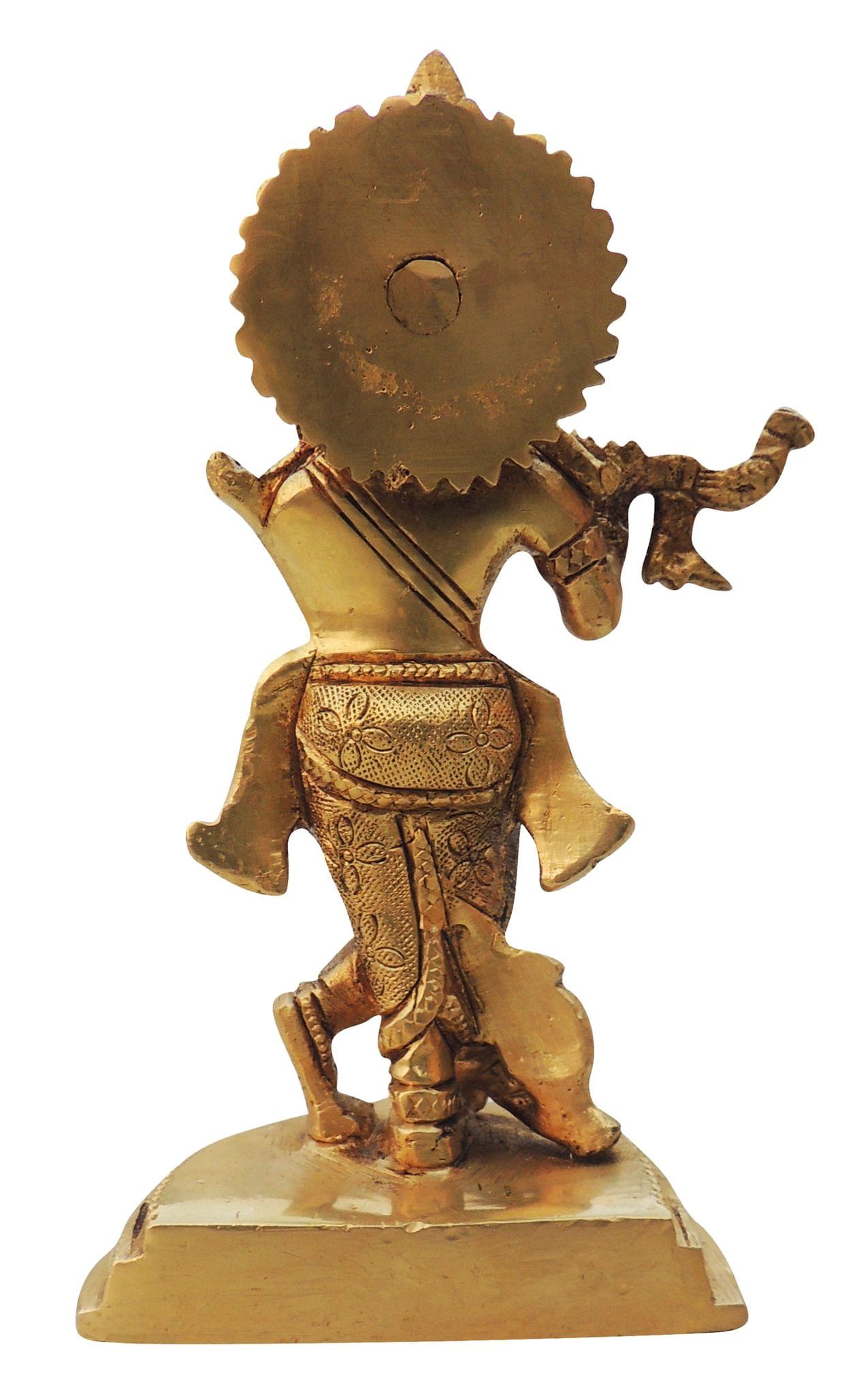 Brass Krishna — 6"