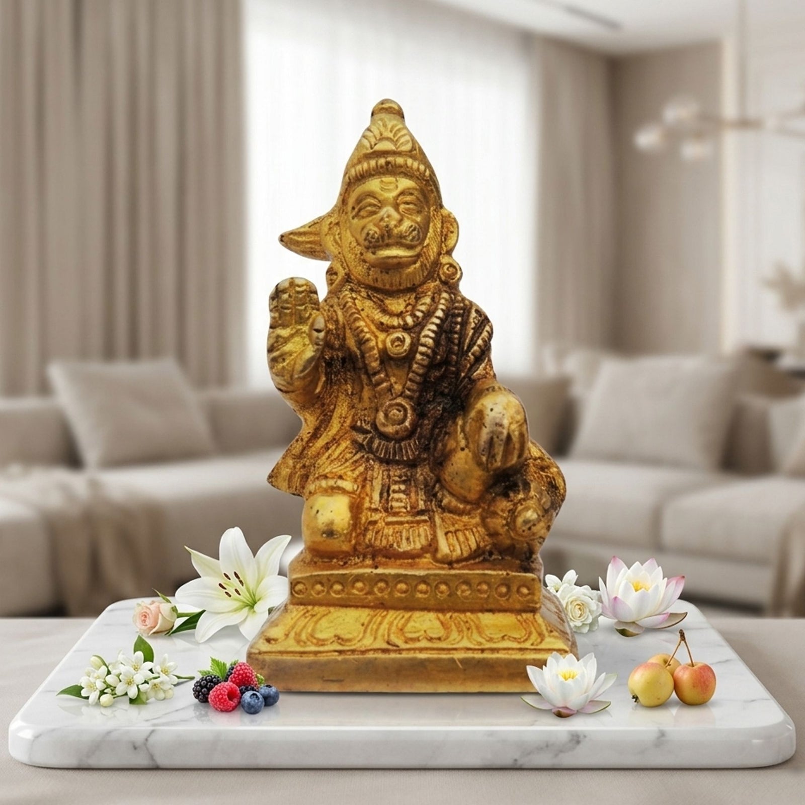 Brass Hanuman — 2.5"
