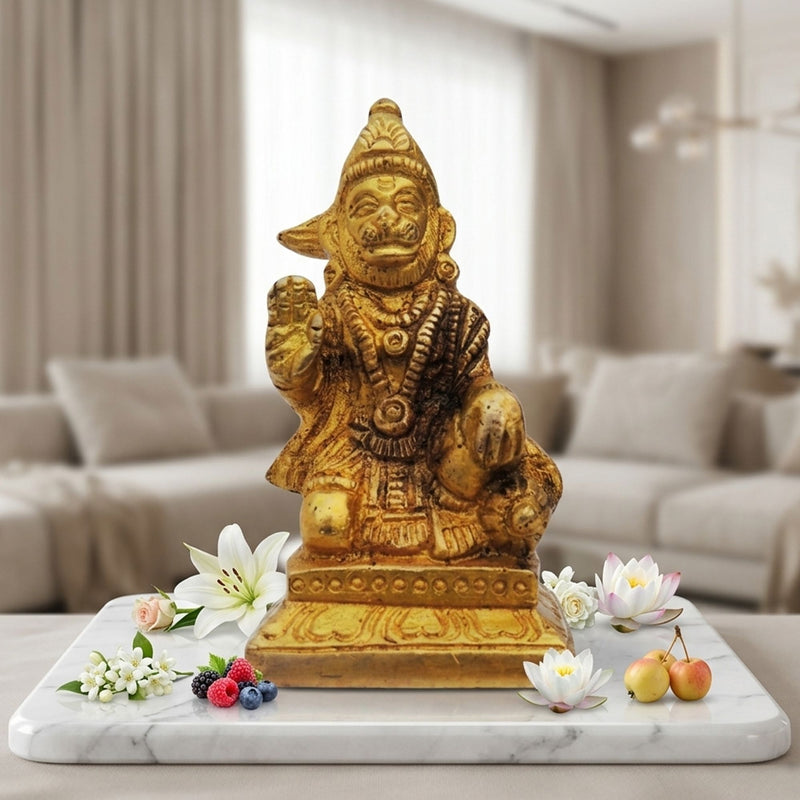 Brass Hanuman — 2.5"