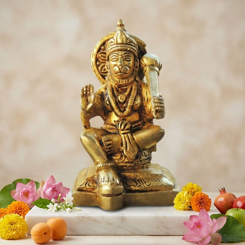 Brass Hanuman — 4.5"