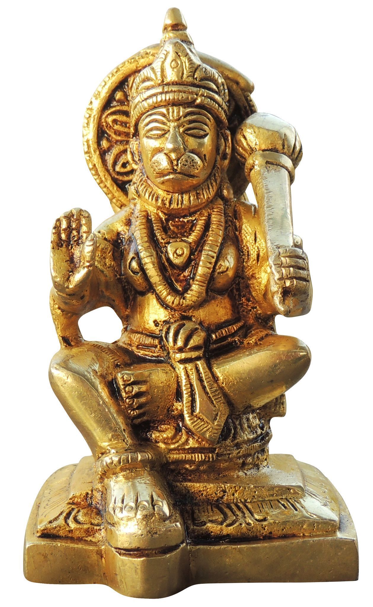 Brass Hanuman — 4.5"