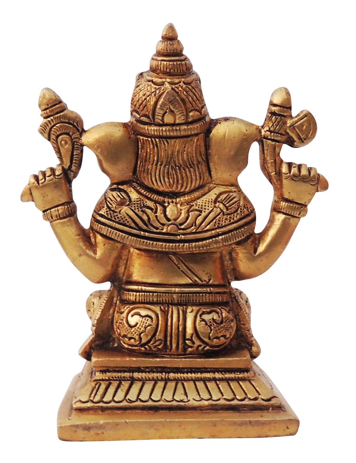 Brass Ganesh — 4.2"