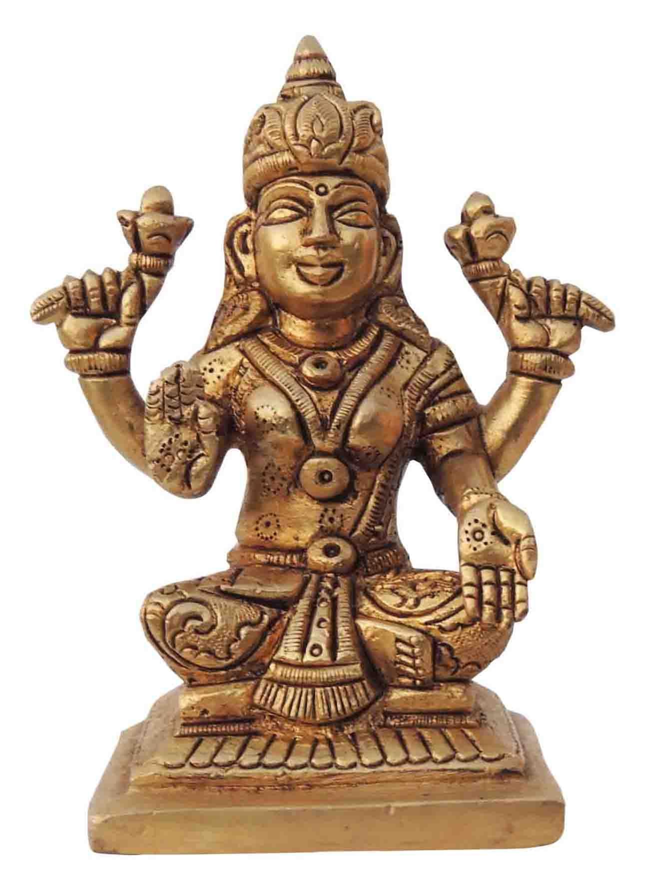 Brass Lakshmi — 4"