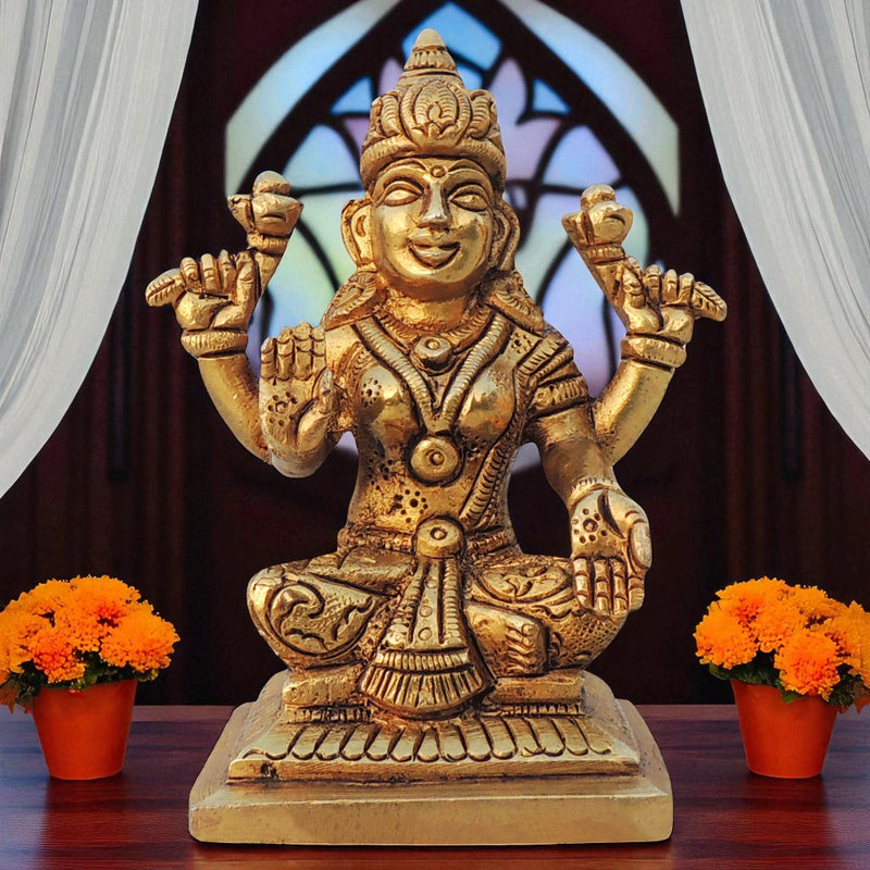 Brass Lakshmi — 4"