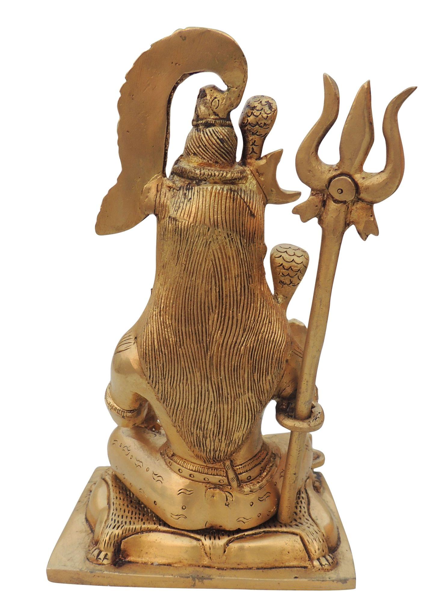 Brass Shiva — 8.2"