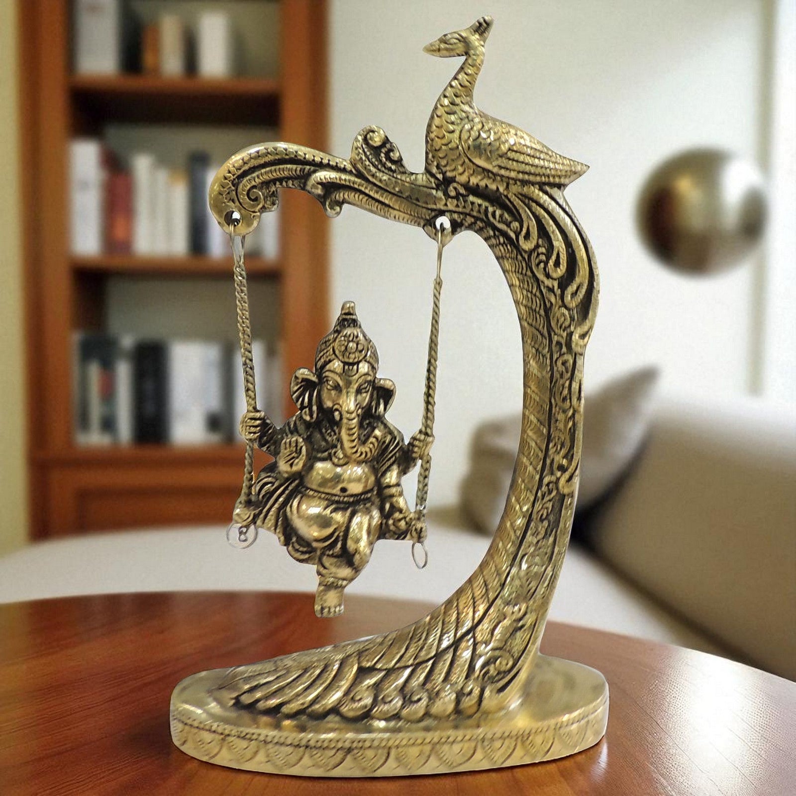 Brass Ganesh — 9.5"