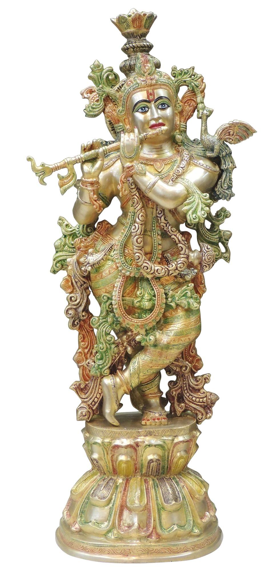 Brass Krishna — 45"
