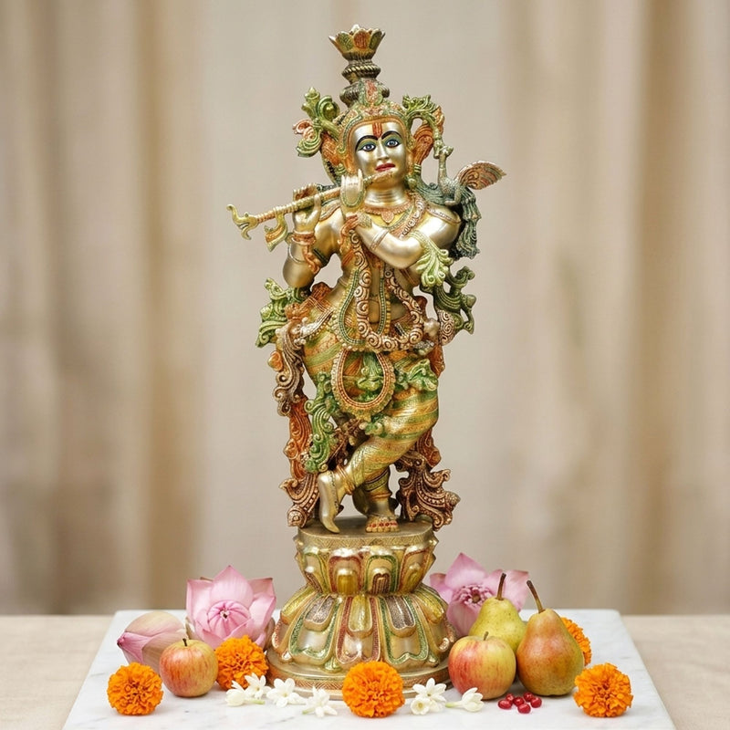 Brass Krishna — 45"