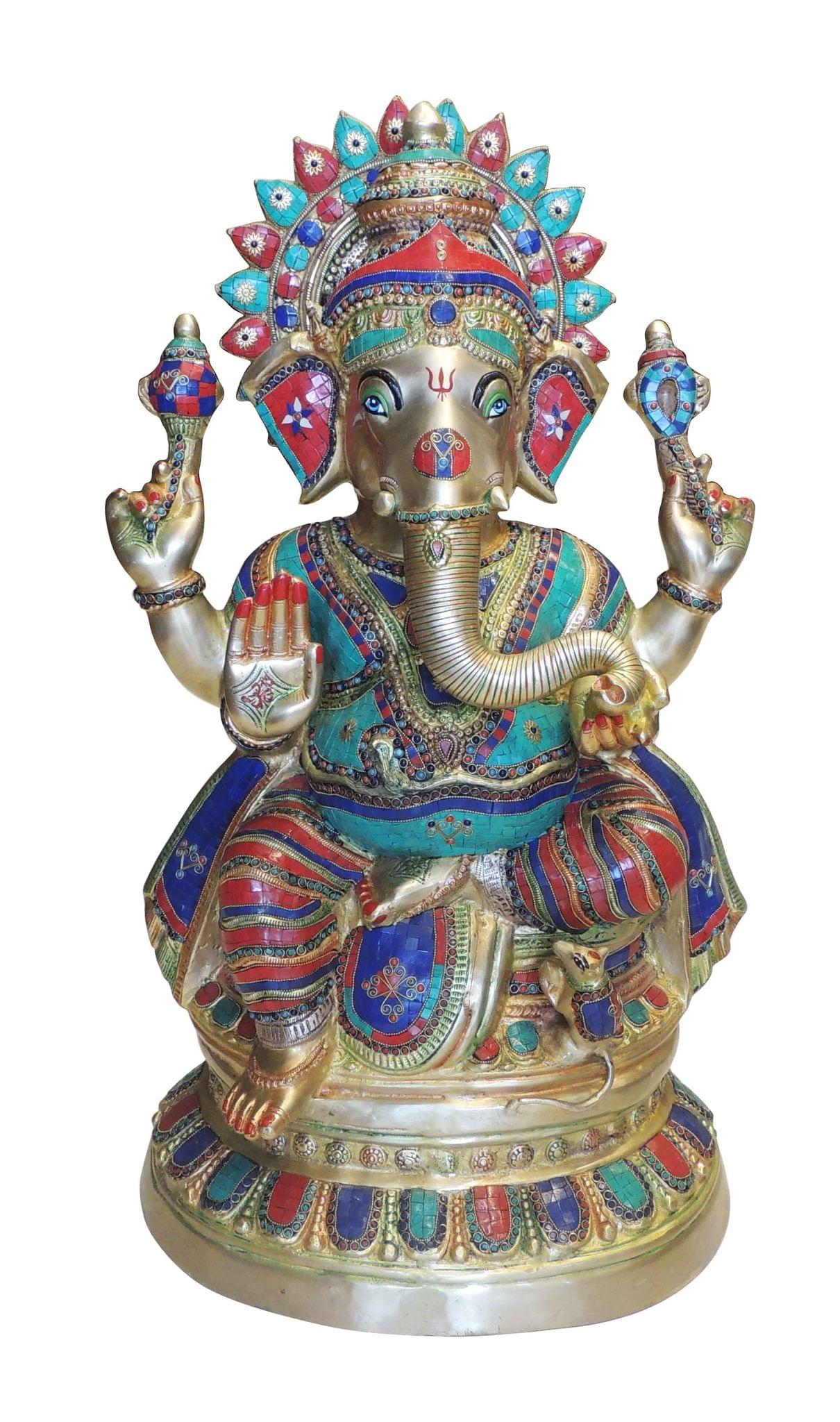 Brass Ganesh — 35"
