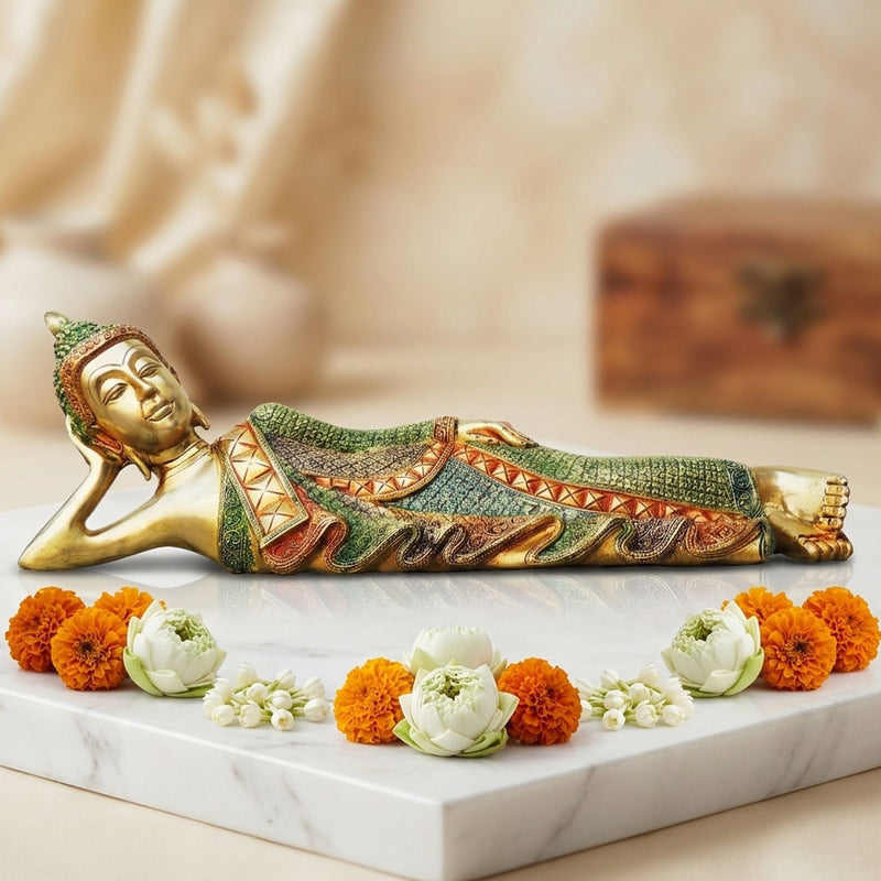 Brass Buddha — 6"