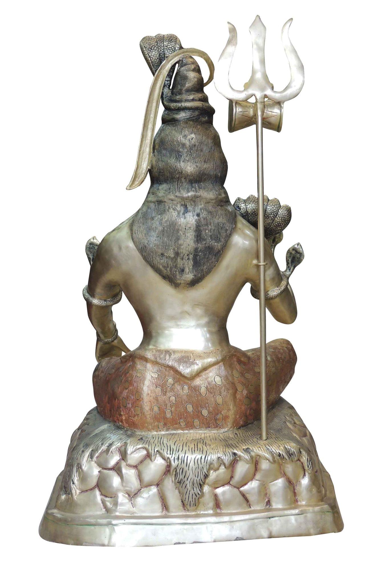 Brass Shiva — 54.5"