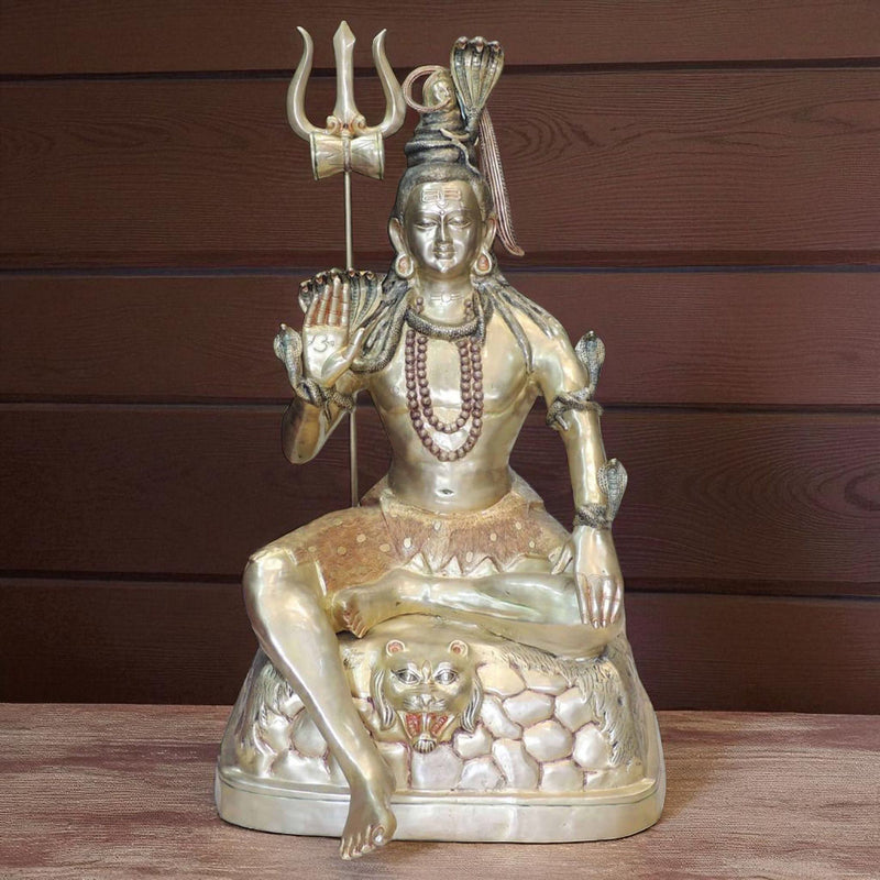 Brass Shiva — 54.5"