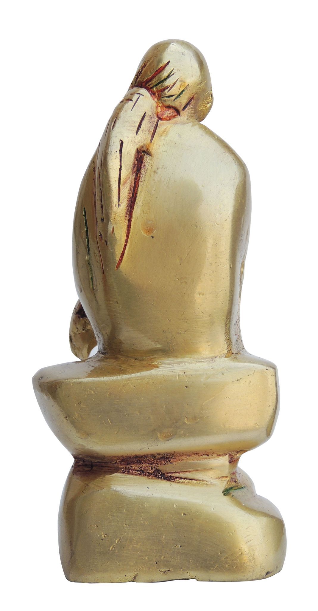 Brass Sai Baba — 6"