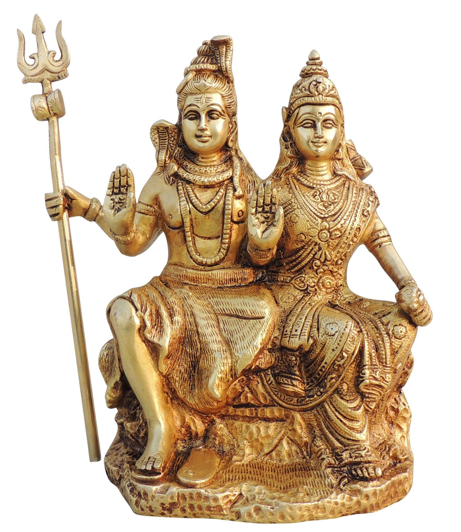 Brass Shiva — 9"