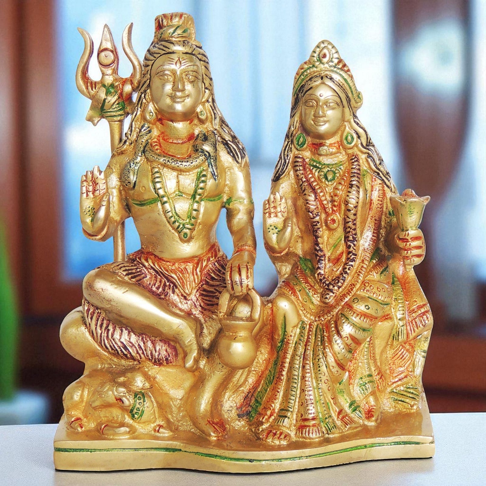 Brass Shiva — 8.5"