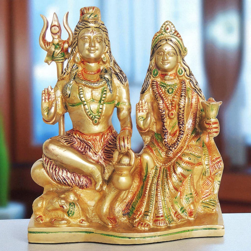 Brass Shiva — 8.5"