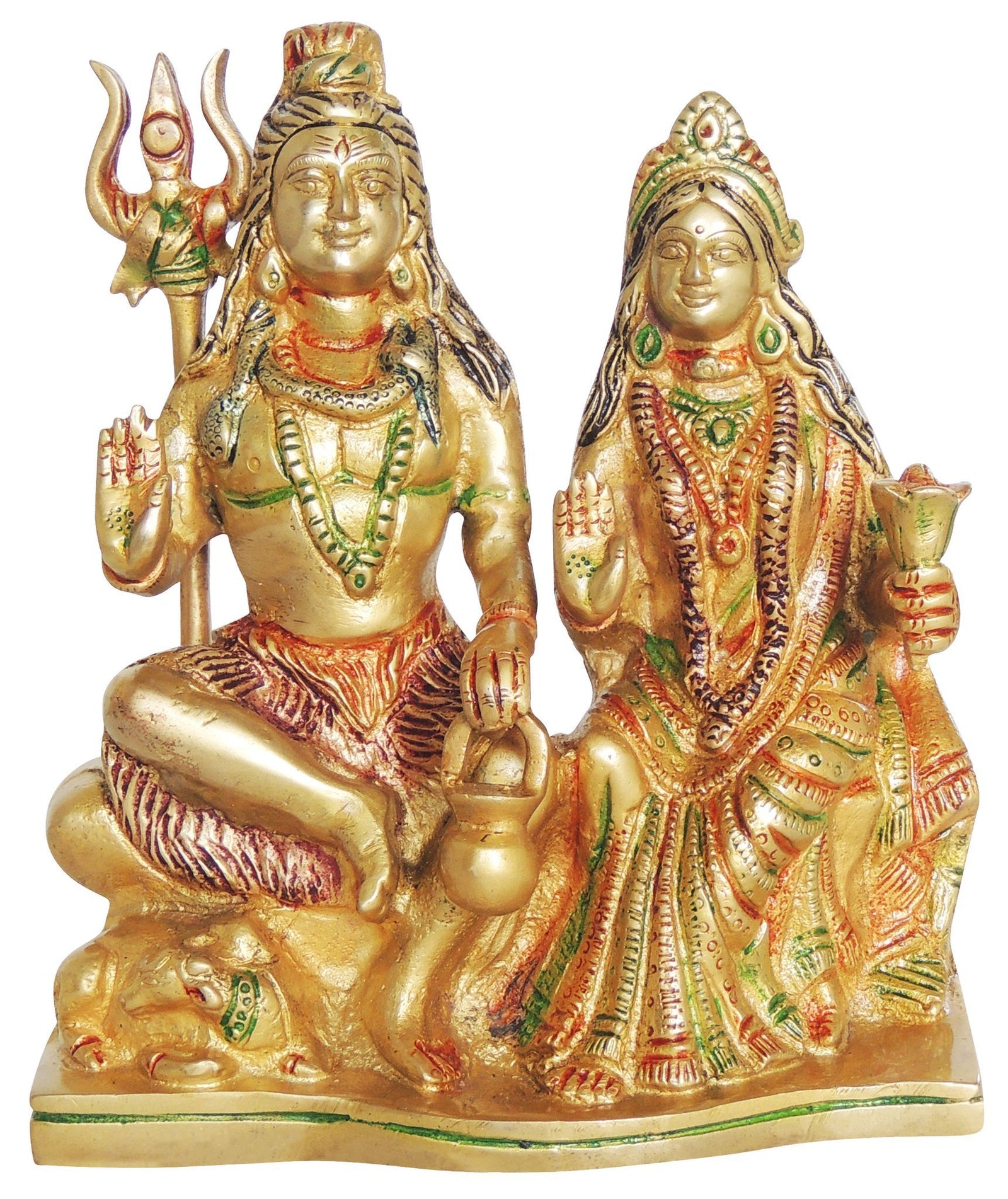 Brass Shiva — 8.5"