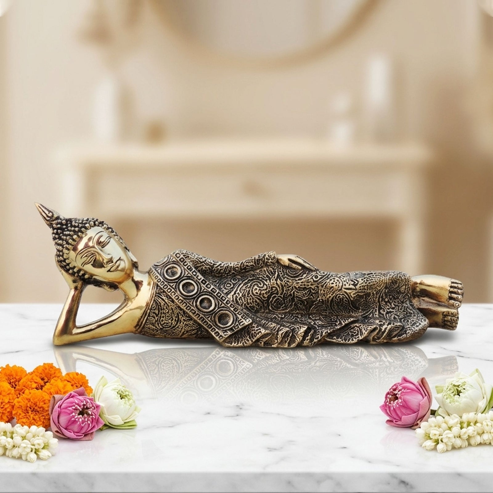 Brass Buddha — 4.5"
