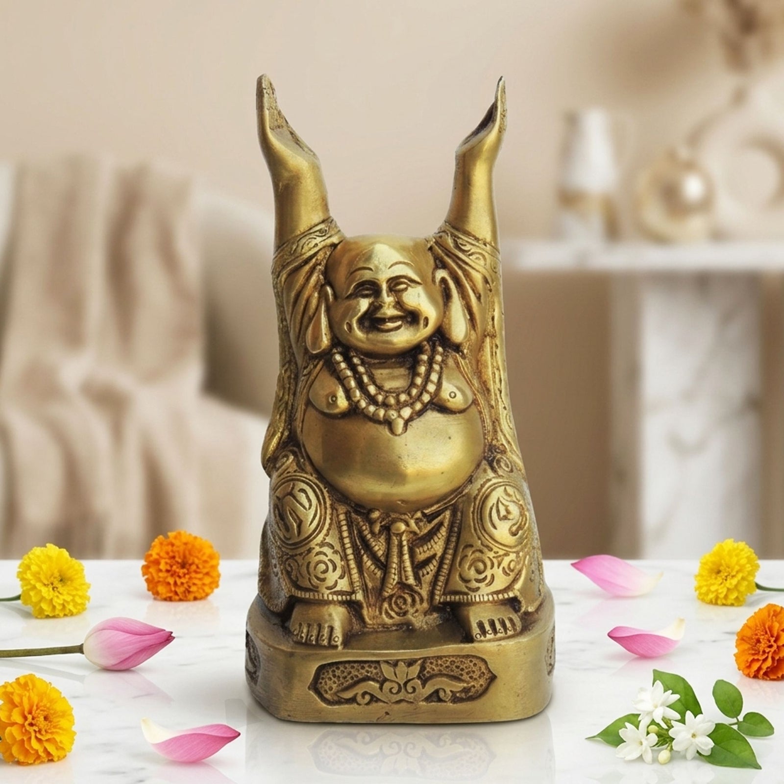 Brass Buddha — 7"