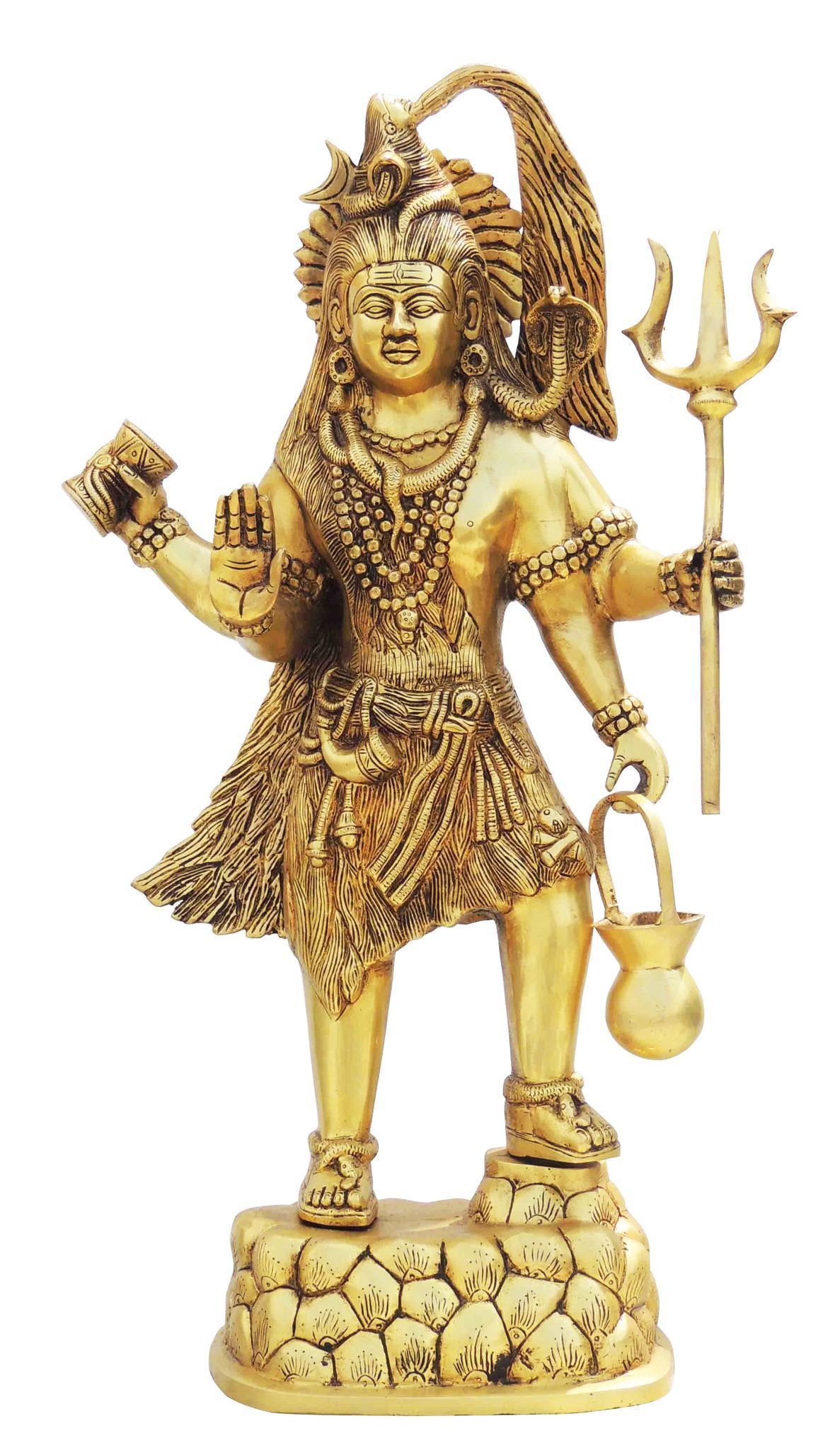 Brass Shiva — 23"