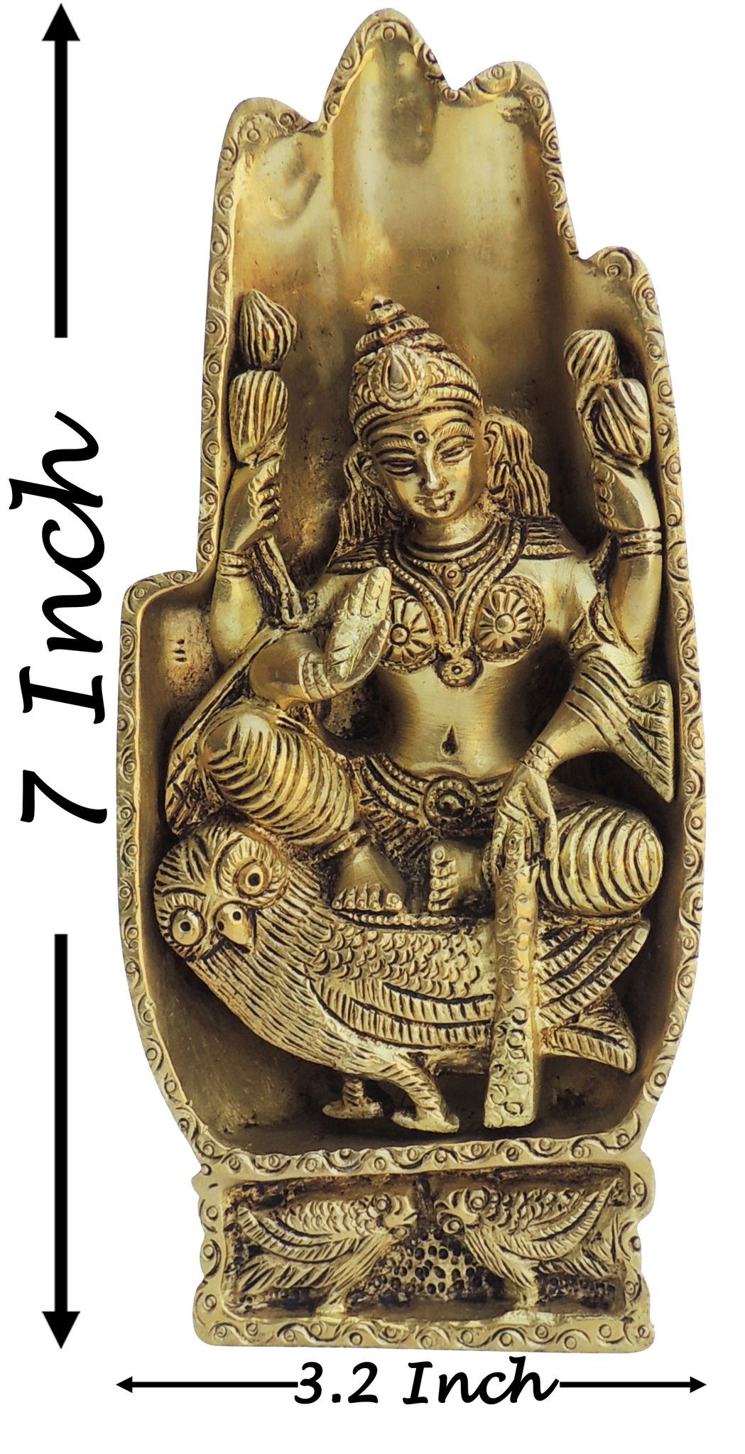Brass Lakshmi — 7"