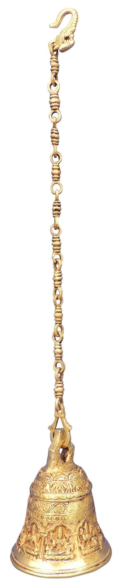 Brass Bell Chain — 7"