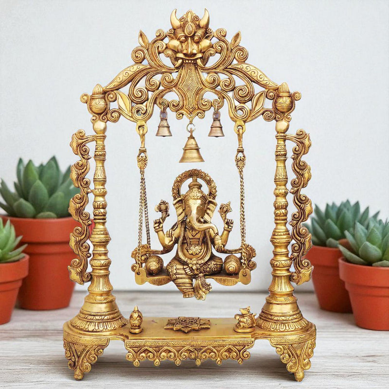 Brass Ganesh — 26.5"