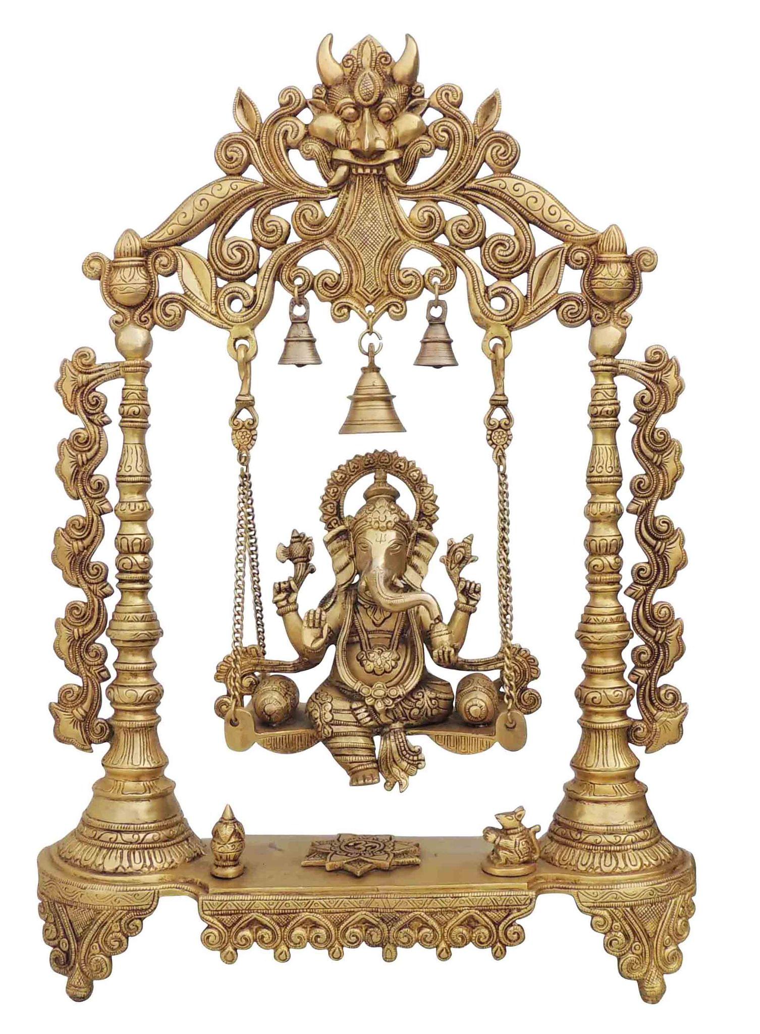Brass Ganesh — 26.5"
