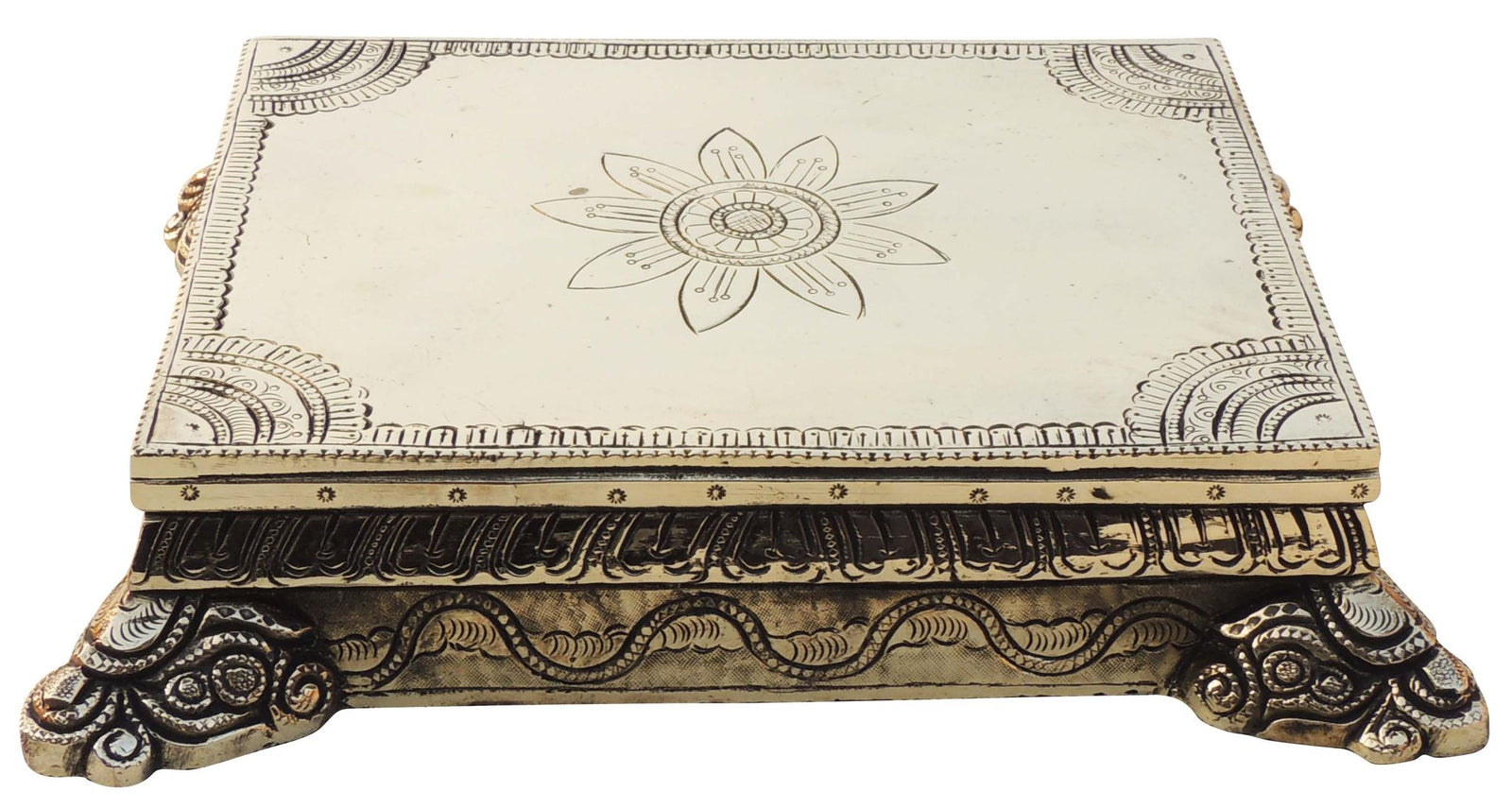 Brass Heavy Chowki For — 2.2"