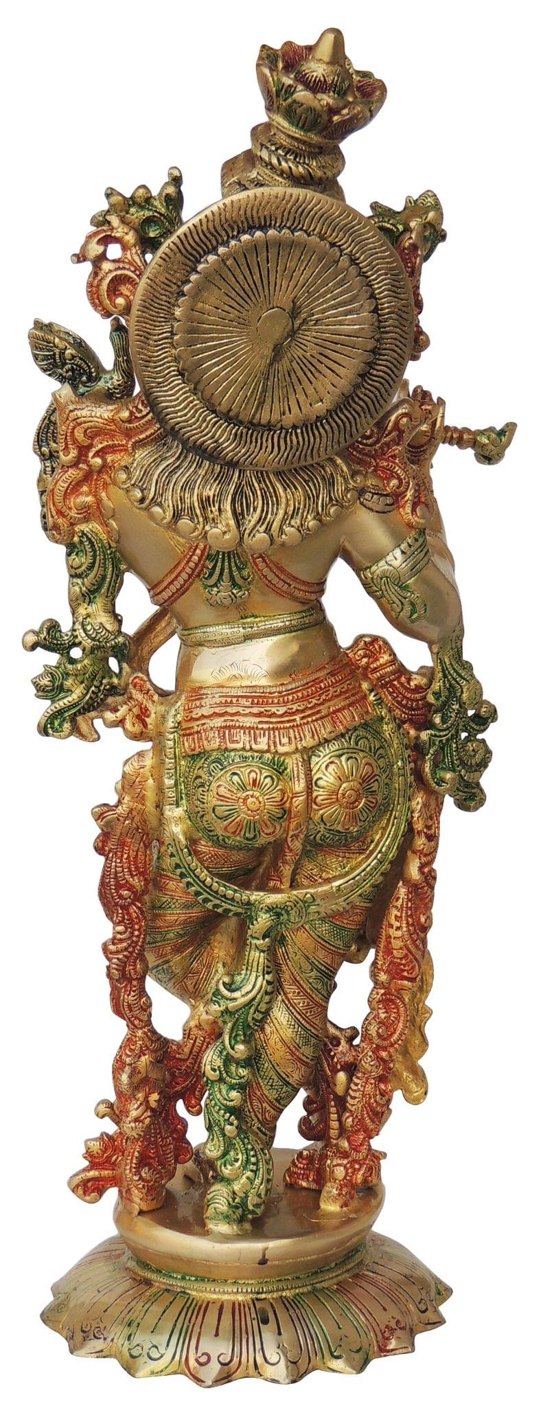Brass Krishna — 25.5"