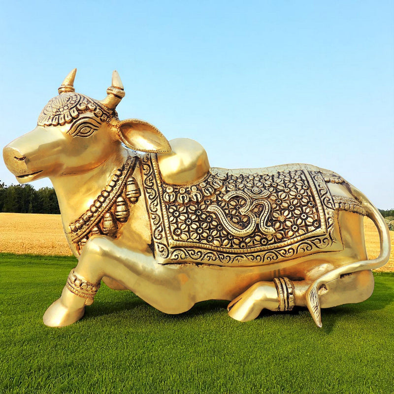 Brass Nandi — 8"