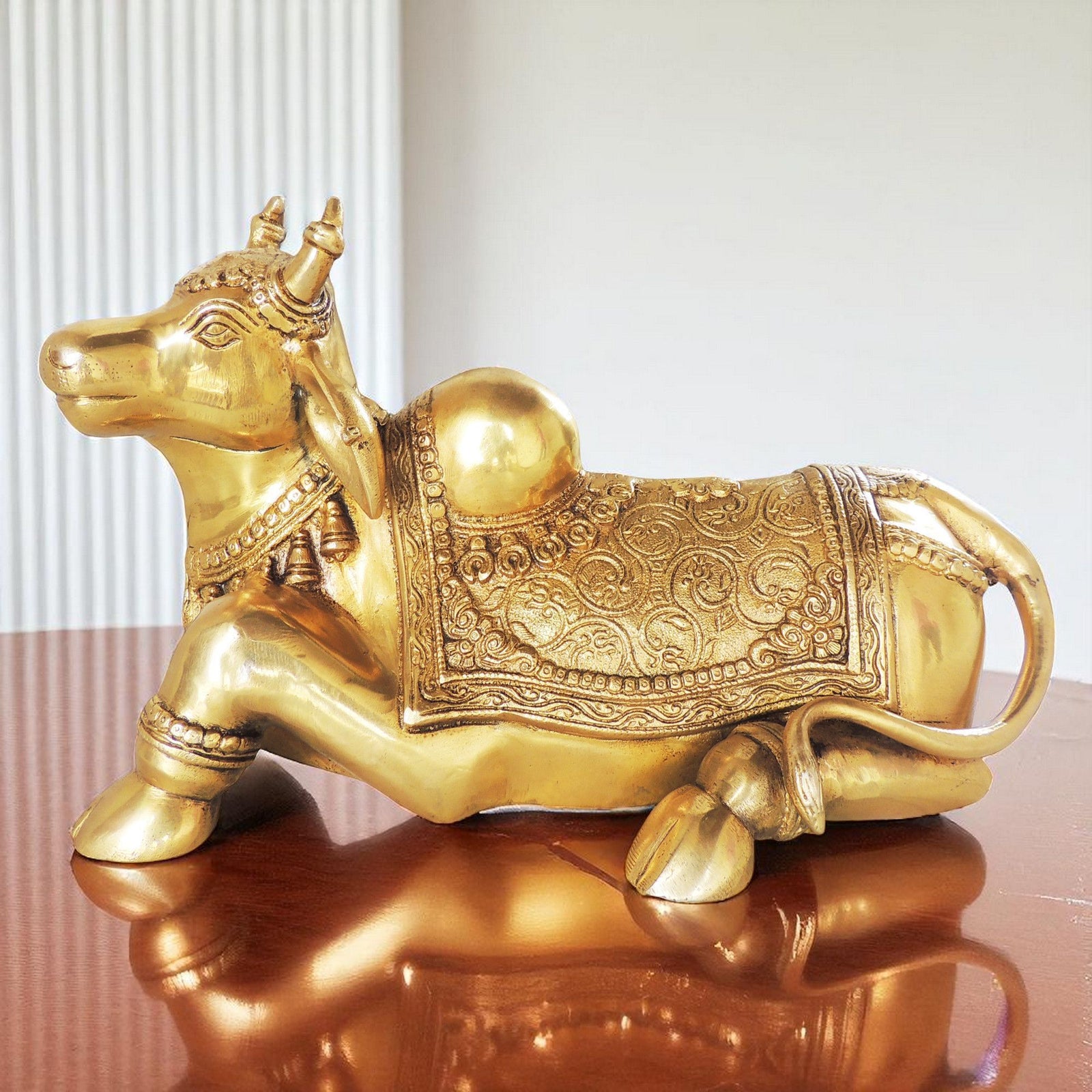 Brass Nandi — 9"