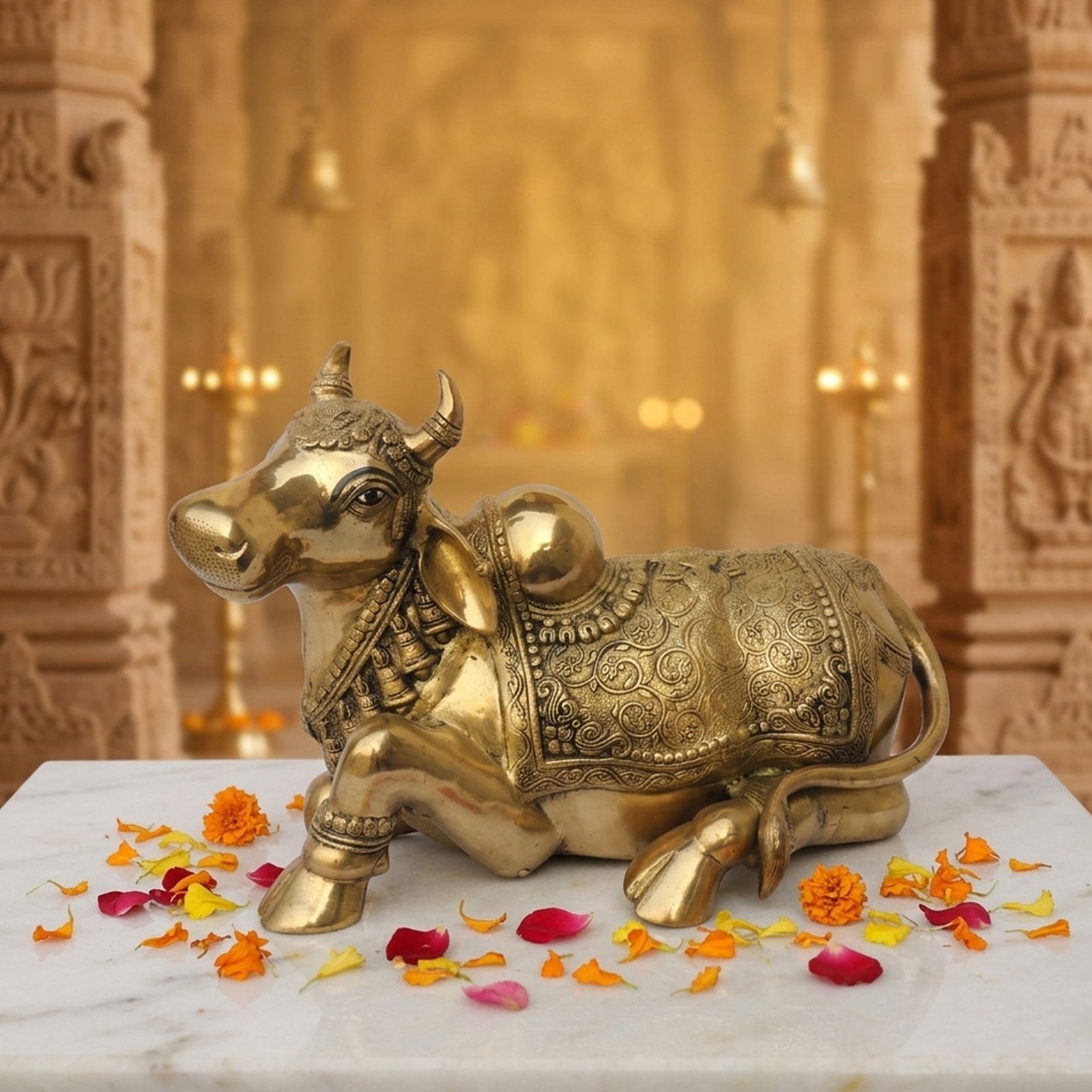 Brass Nandi — 14"