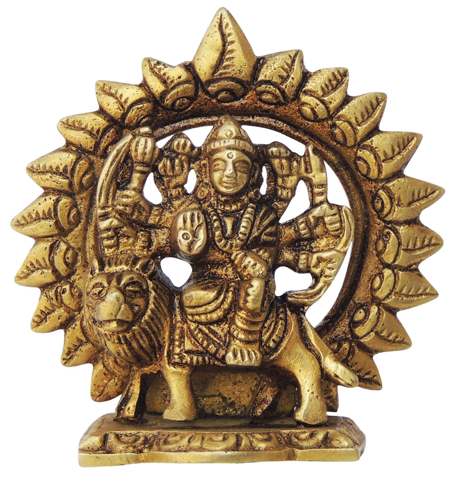 Brass Durga — 3"