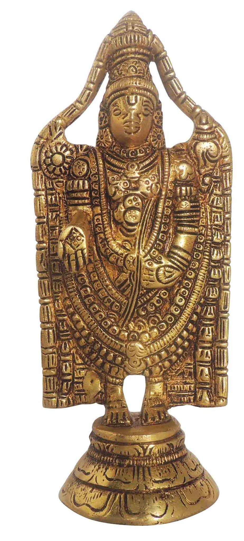 Brass Tirupati — 8"