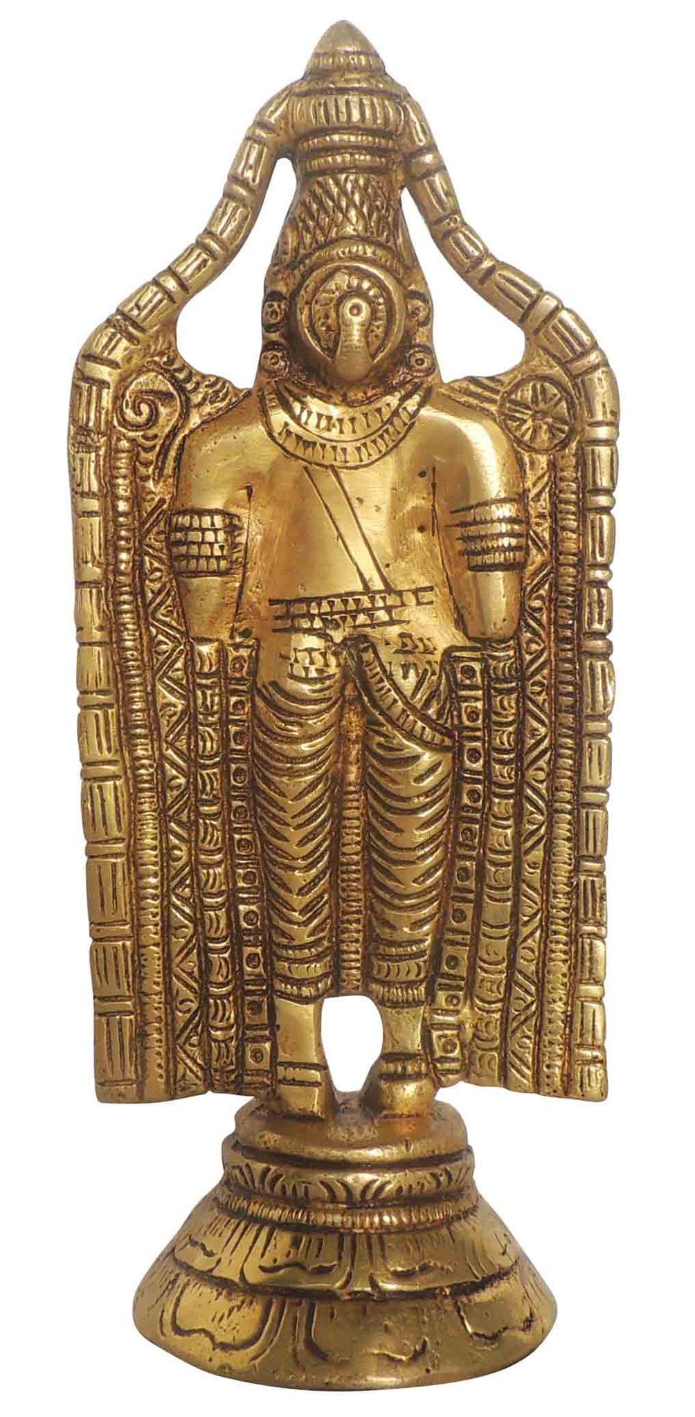 Brass Tirupati — 8"