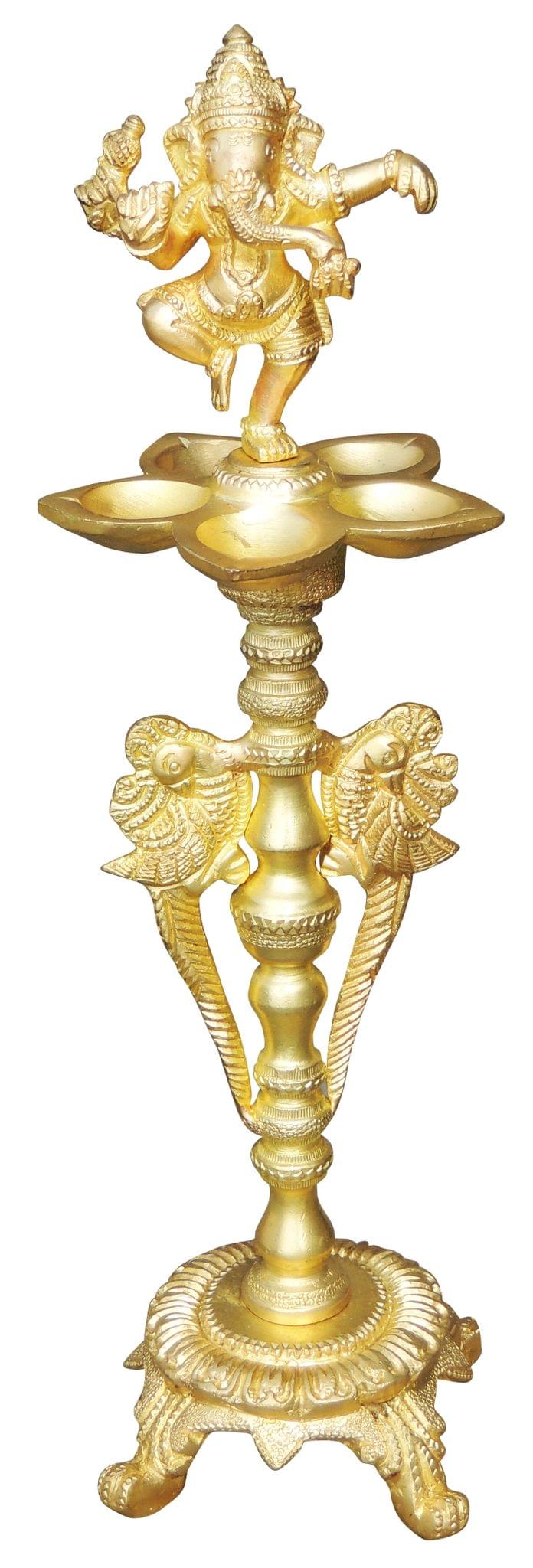 Brass Ganesh — 12.7"