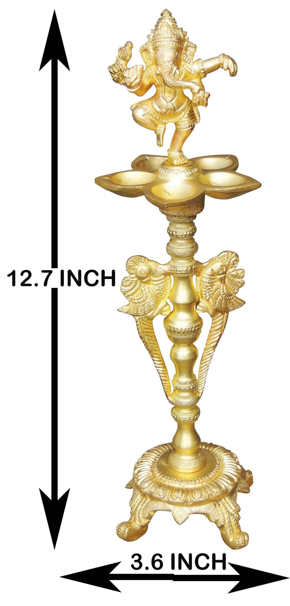 Brass Ganesh — 12.7"