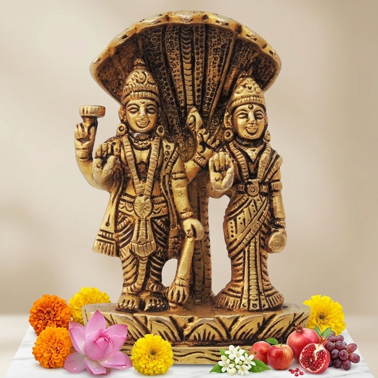 Brass Lakshmi — 4"
