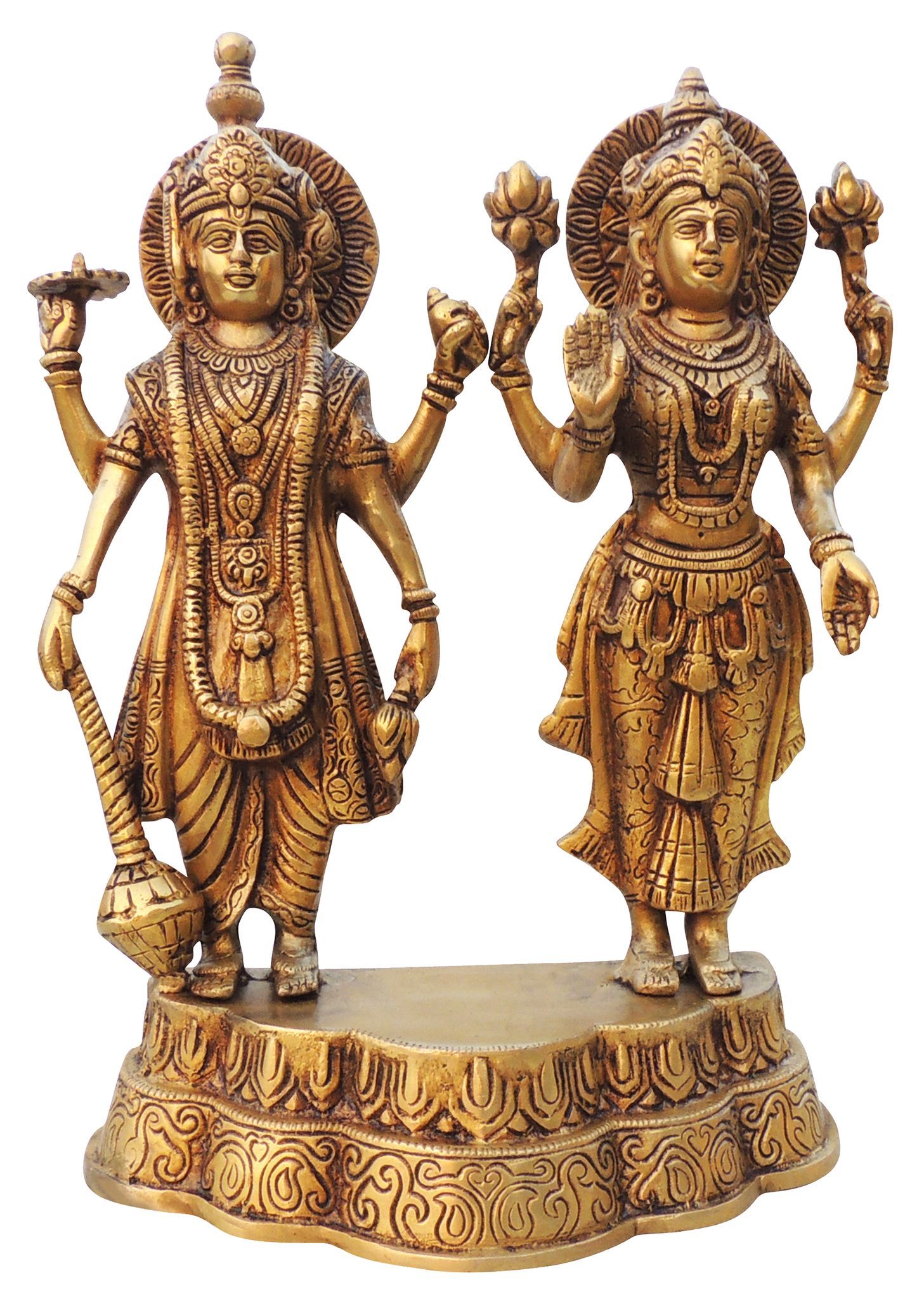 Brass Lakshmi — 13"