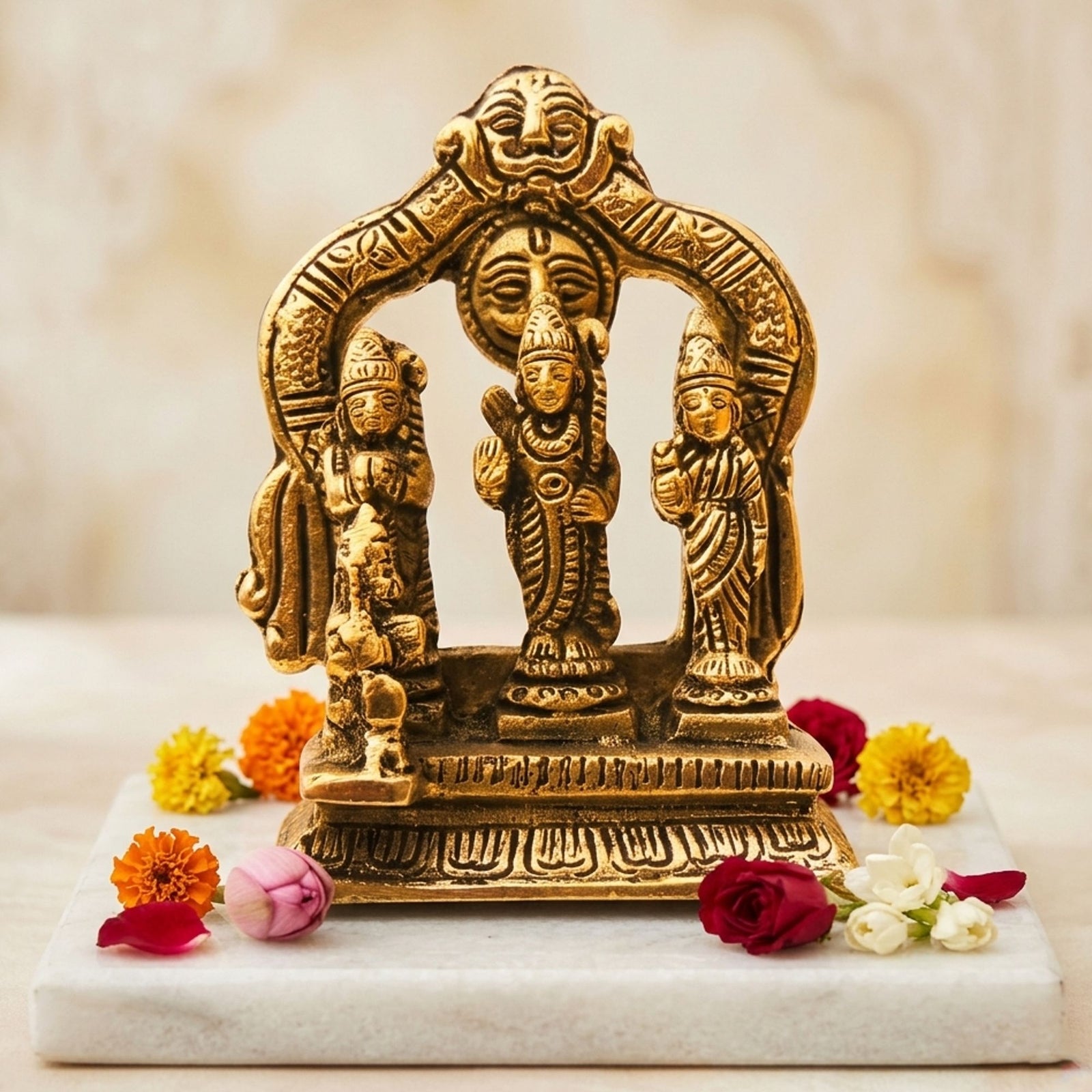 Brass Ram Darbar — 4"