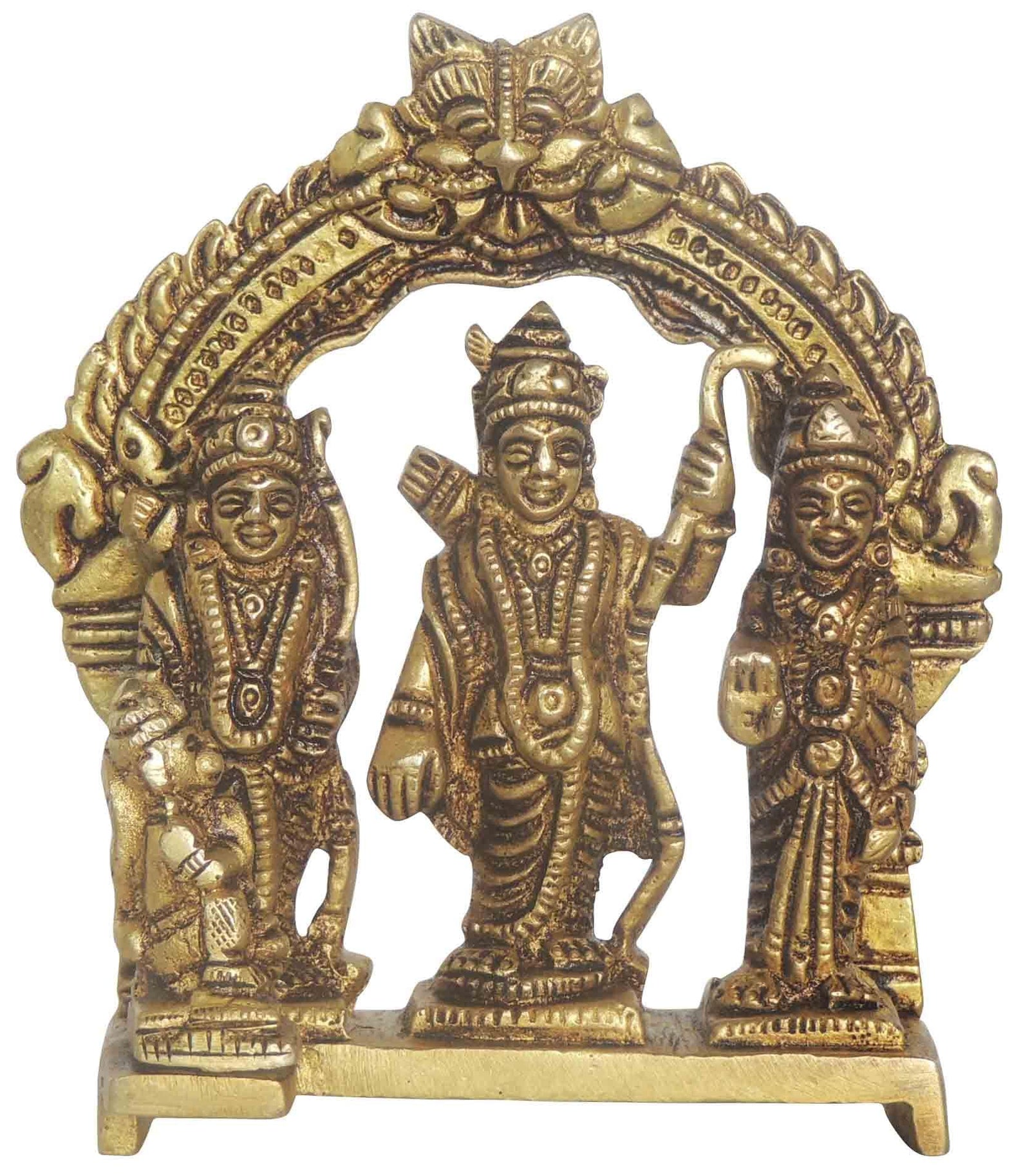 Brass Ram Darbar — 4.2"