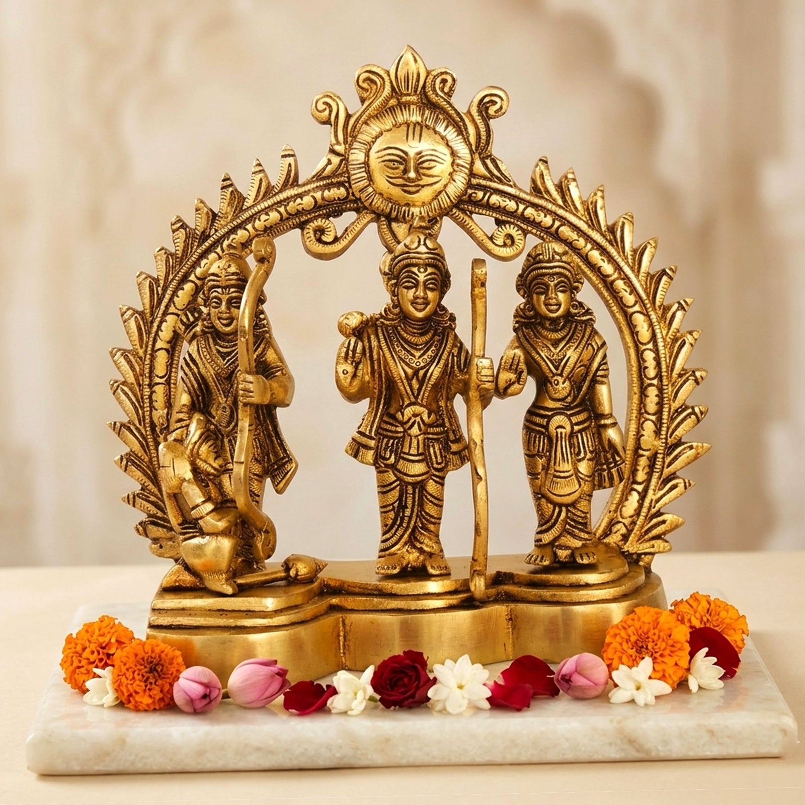 Brass Ram Darbar — 7.5"