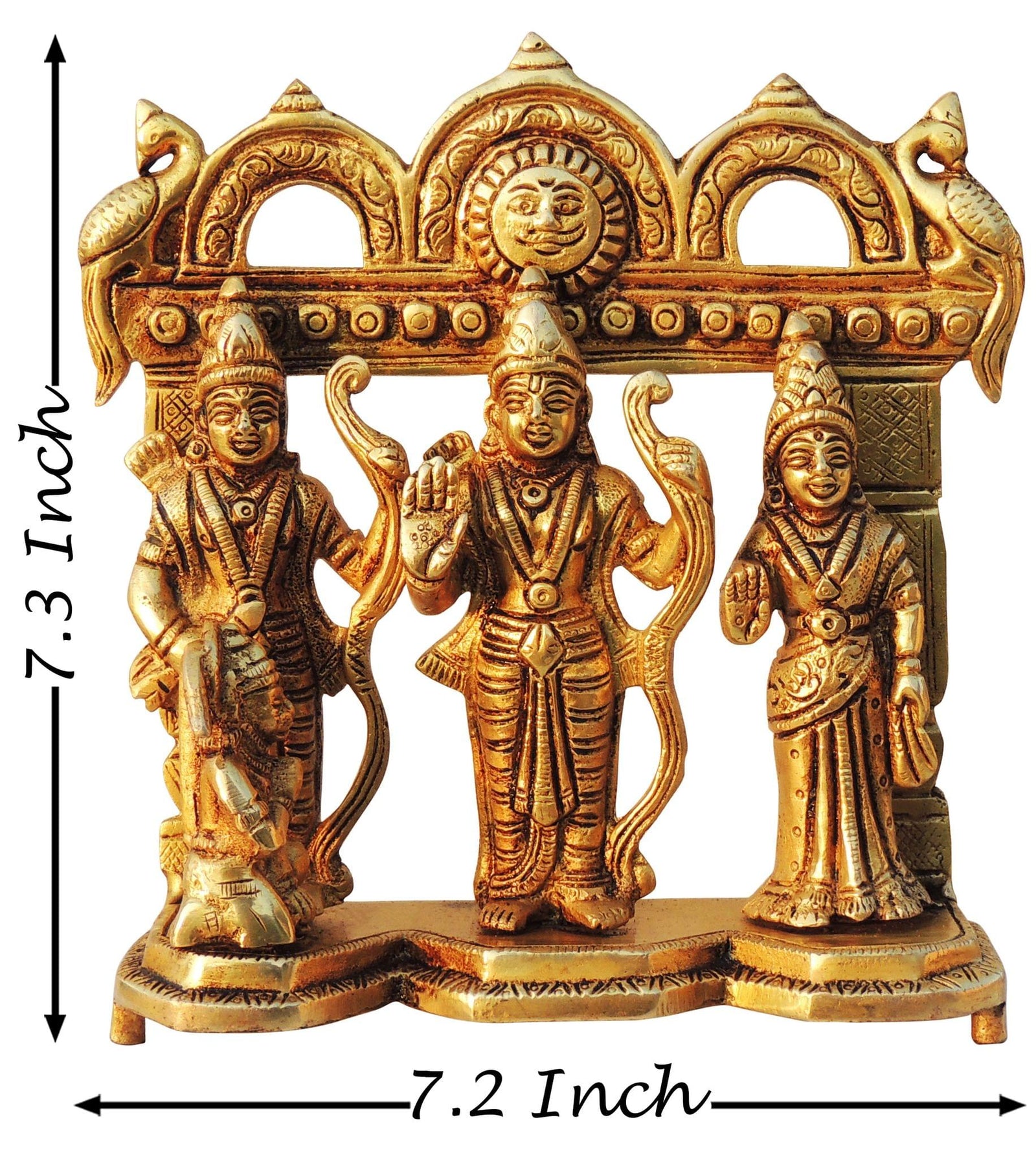 Brass Ram Darbar — 7.3"